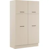 Impuls Küchen Warschau Mehrzweckschrank-Set 120 x 206,2 x 60 cm grau