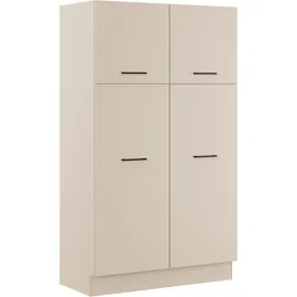 Impuls Küchen Warschau Mehrzweckschrank-Set 120 x 206,2 x 60 cm grau