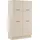 Impuls Küchen Warschau Mehrzweckschrank-Set 120 x 206,2 x 60 cm grau