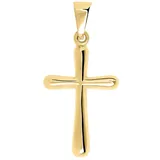 My Gold Kreuzanhänger Damen & Herren Kreuz Anhänger Gelbgold 750 Gold - Estelle (Set, 1-tlg., inkl. Schmuckbox), Geschenke goldfarben