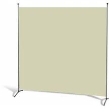 GRASEKAMP Stellwand 180 x 180 cm Beige Metall