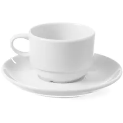Hendi Tasse und Untertasse, Ø 90 mm
