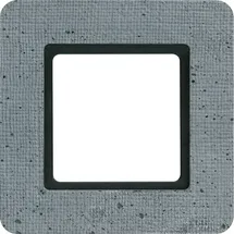 Berker Rahmen 1f. beton-grau LED-Beleuchtung 10116120 grau