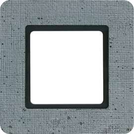 Berker Rahmen 1f. beton-grau LED-Beleuchtung 10116120 grau