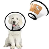 ZEPIQOR 1 pcs Haustiere Kunststoff, Halskrause katze, Halskrause für Haustiere, Katzen halskrause, Weich Katze Schutzkragen, Geeignet für 5 kg Kätzchen und 4 kg Welpen