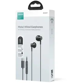 Joyroom JR-EC07 USB-C In-Ear-Kopfhörer aus Metall Schwarz