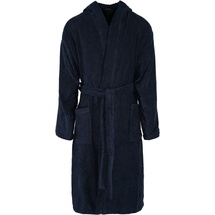 SCHIESSER Herren, Bademantel, Kapuze, Blau (815-navy), L