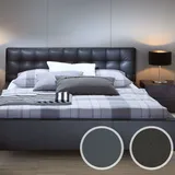 Hasena Dream-Line Polsterbett Funda/Zoja/Vilo 200x200 / Casual Carbon