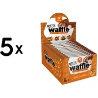 (3000 g, 43,49 EUR/1Kg) 5 x (Go Fitness Protein Waffle (12x50g) Choc Hazelnut)