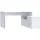 Forte Eckschreibtisch Tempra Weiß