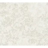 A.S. Création New Walls Vliestapete Bäume creme Floral, 10,05 x 0,53 m)