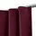 Beautissu Amelie Luna Kräuselband 140 x 245 cm bordeaux 2 St.