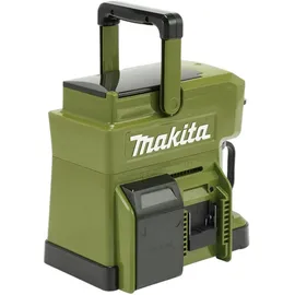 Makita DCM 501 SG2O Akku Kaffeemaschine 12 V max. / 18 V Olive + 2x Akku 6,0 Ah + Ladegerät