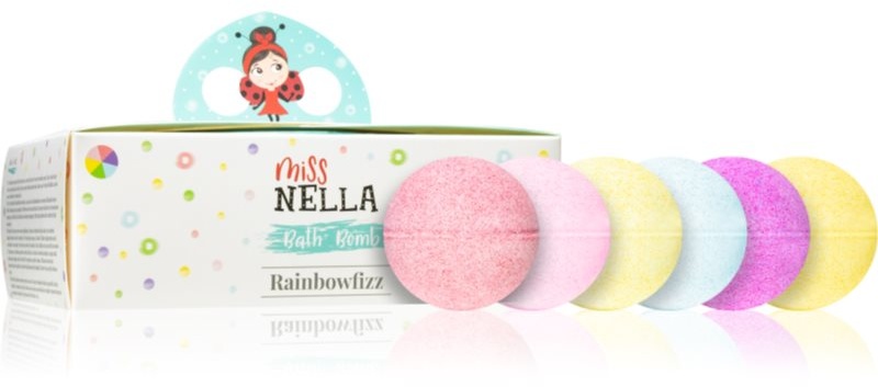 Miss Nella Rainbowfizz Badebombe für Kinder ab 3 Jahren 6 St.