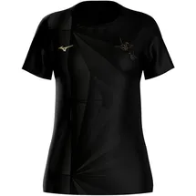 Mizuno Active Dryaeroflow Graphic schwarz L
