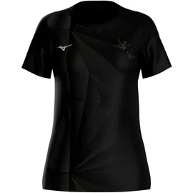 Mizuno Active Dryaeroflow Graphic schwarz L