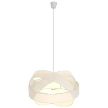 LINDBY Simaria 3-flg. 47,6 cm rund weiß Textil