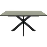 Set One by Musterring Reno 160 x 77 x 90 cm Glas Olivgrün/Schwarz
