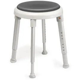 ETAC Easy Duschhocker mit Drehsitz grau
