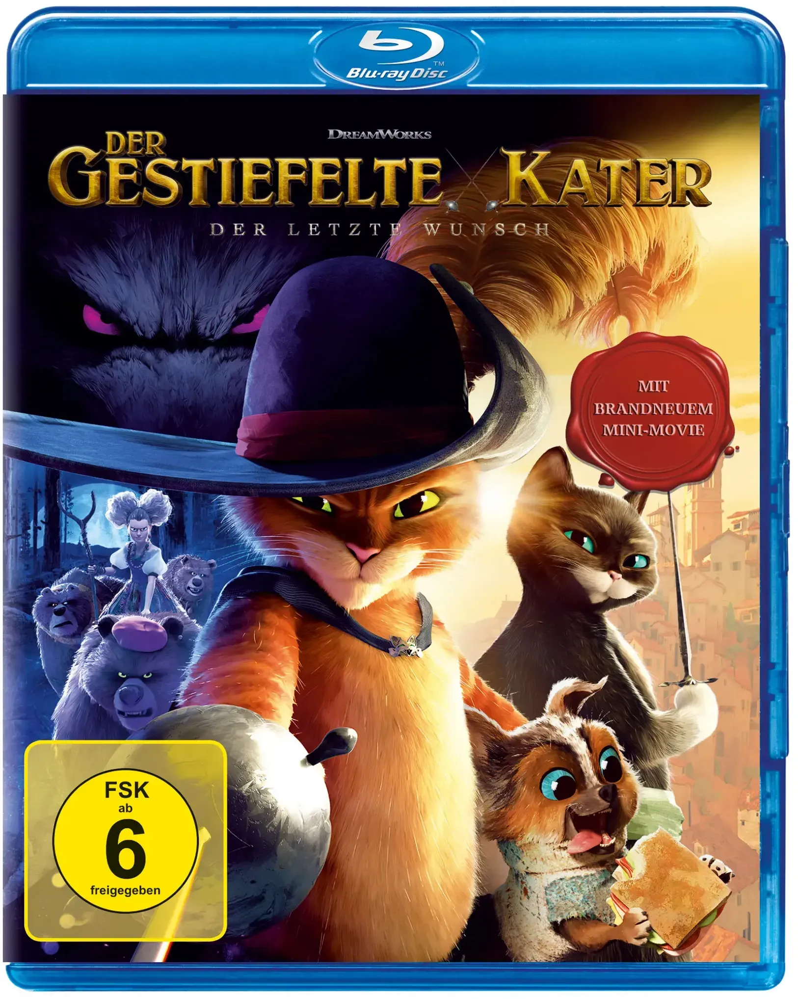 Der gestiefelte Kater - Der letzte Wunsch (Blu-ray)