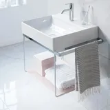 Duravit Metallkonsole 66,5 x 45,1 cm Grau