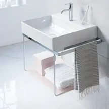 Duravit Metallkonsole 66,5 x 45,1 cm Grau