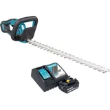 Makita DUH 606 RT Akku Heckenschere 18 V 600 mm Brushless + 1x Akku 5,0 Ah + Ladegerät