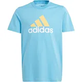 adidas Essentials Big Logo Cotton T-Shirt hellblau - 152