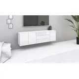 borchardt Möbel Sideboard »Sophia«, Breite 190 cm, hängend und stehend montierbar weiß