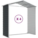 vidaXL, Gartenhaus + Gartenschrank, Joseph