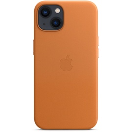 Apple iPhone 13 Leder Case mit MagSafe goldbraun
