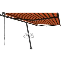 VidaXL Standmarkise Automatisch 450 x 300 cm orange