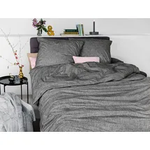 IRISETTE Mink 8835 Meliert Grau 135 x 200 cm + 2 x 80 x 80 cm
