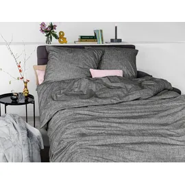 IRISETTE Mink 8835 Meliert Grau 135 x 200 cm + 2 x 80 x 80 cm