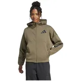 adidas Z.N.E. Reißverschlusspullover Olive Strata S