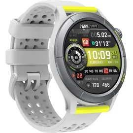 Amazfit Cheetah Round BT 47 mm Polymergehäuse grau Silikonarmband grau M