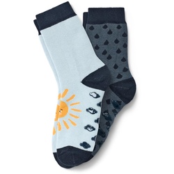 Tchibo - 2 Paar Kleinkind-Antirutsch-Socken - Herren - Gr. 31-34 - dunkelblau