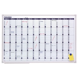 Franken Planungstafel »Jahreskalender X-tra! Line VO-12« grau