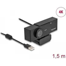 DeLock UHD Webcam Schwarz