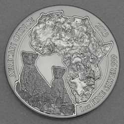 Silbermünze 1oz Gepard 2013 African Ounce (Ruanda)