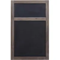 Mendler Werbetafel HWC-C51, Wandtafel Kreidetafel, 55x34x2cm, Holz Shabby-Look Vintage