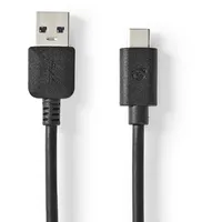 Nedis USB-A auf USB-C 2 m Schwarz
