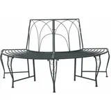 vidaXL Baumbank 160 x 80 x 89 cm Grau