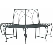 vidaXL Baumbank 160 x 80 x 89 cm Grau
