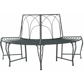 vidaXL Baumbank 160 x 80 x 89 cm Grau