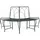 vidaXL Baumbank 160 x 80 x 89 cm Grau