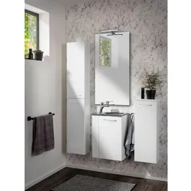 Fackelmann Waschbeckenunterschrank 44 x 60 x 24,3 cm Weiß