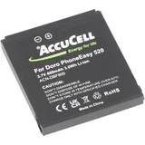 AccuCell Akku für Doro PhoneEasy 520 Akku DBF-800A, DBF-800B, DBF-800C, DBF-800D, DBF-800E 43,7x39,6x5,5mm