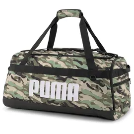 Puma Challenger Duffel Bag M Sporttasche, Dusty Green-Granola-Camo Pack AOP, Einheitsgröße