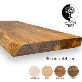 Moontree Wandregal 60 x 30 x 4,4 cm Walnuss